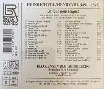 CD Isaak Ensemble Heidelberg: Heinrich VIII. If Love Now Reigned  