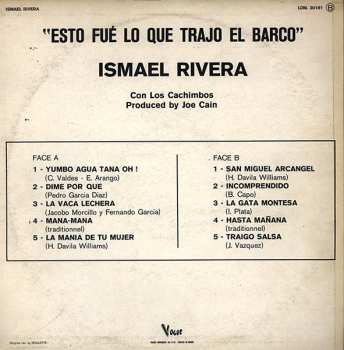 LP Ismael Rivera Y Sus Cachimbos: Esto Fué Lo Que Trajo El Barco