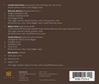 CD Israeli Chamber Project: Opus 1