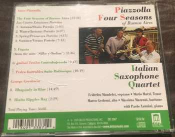 CD Italian Saxophone Quartet: Piazzola Four Seasons Of Buenos Aires