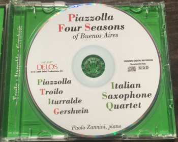 CD Italian Saxophone Quartet: Piazzola Four Seasons Of Buenos Aires