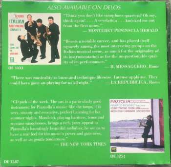 CD Italian Saxophone Quartet: Piazzola Four Seasons Of Buenos Aires