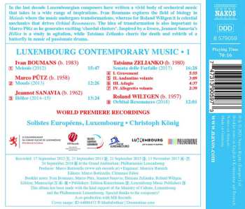 CD Solistes Européens Luxembourg: Luxembourg Contemporary Music • 1