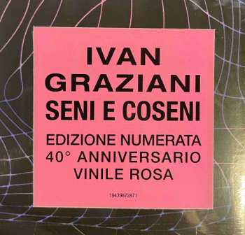 LP Ivan Graziani: Seni E Coseni CLR | LTD | NUM