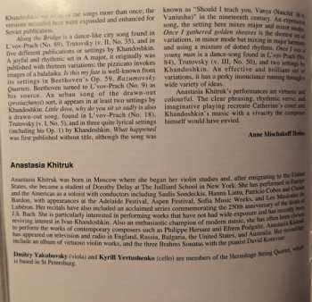 CD Ivan Khandoshkin: Virtuoso Violin Music At The Court Of Catherine The Great