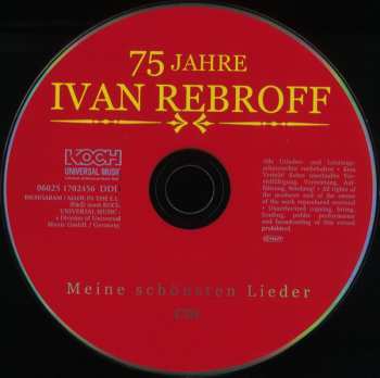 2CD Ivan Rebroff: 75 Jahre (Meine Schönsten Lieder)
