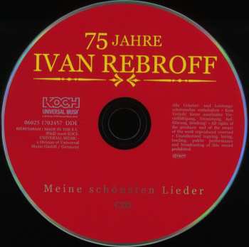 2CD Ivan Rebroff: 75 Jahre (Meine Schönsten Lieder)