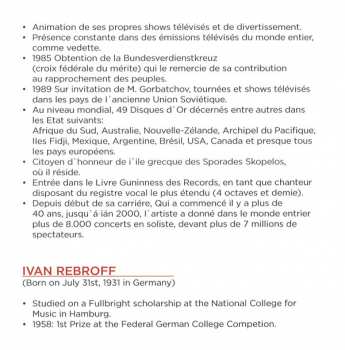CD Ivan Rebroff: Erinnerungen An Ivan Rebroff – Seine Grossen Erfolge (Folge 2)