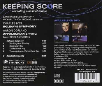 CD Aaron Copland: Holidays Symphony; Appalachian Spring