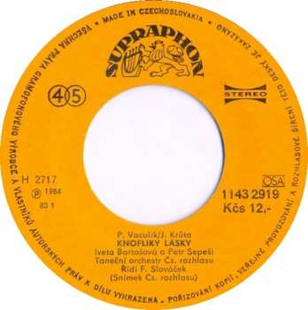 SP Iveta Bartošová: Knoflíky Lásky • Červenám