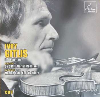 9CD/Box Set Ivry Gitlis: In Memoriam / Inédits Et Introuvables