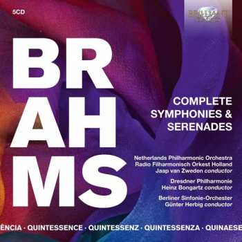 5CD/Box Set Johannes Brahms: Complete Symphonies & Serenades