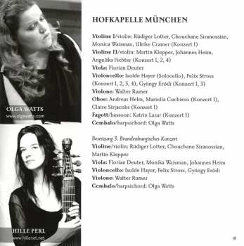 2CD Johann Sebastian Bach: Brandenburgische Konzerte  1 - 6