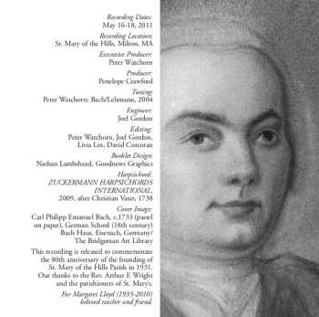 3CD Johann Sebastian Bach: The Six French Suites, BWV 812-817 / Little Preludes BWV 924-943