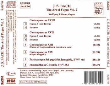 CD Johann Sebastian Bach: The Art Of Fugue, Vol. 2