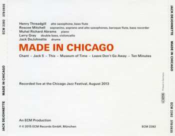 CD Jack DeJohnette: Made In Chicago
