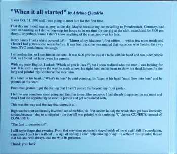 CD Jack Hardy: Live On Stage In Italy