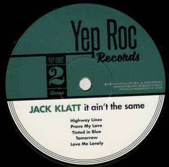 LP Jack Klatt: It Ain't The Same