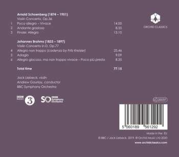 CD Johannes Brahms: Violin Concertos