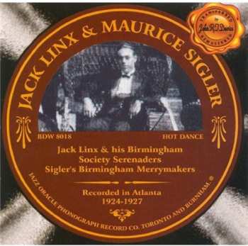 CD Jack Linx: Recorded In Atlanta 1924–1927