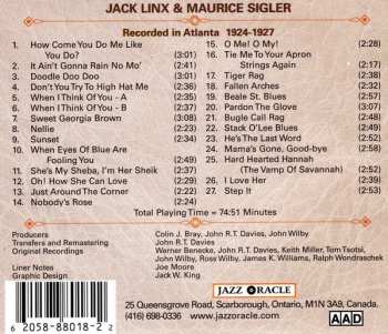 CD Jack Linx: Recorded In Atlanta 1924–1927