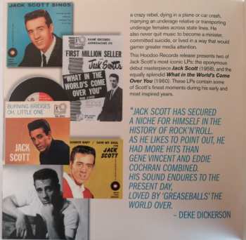CD Jack Scott: Jack Scott Debut Album Plus What In The World's Come Over You