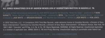 2CD Jack White: Acoustic Recordings 1998-2016