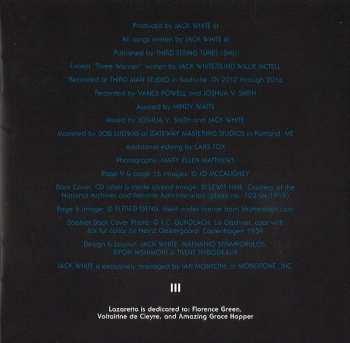 CD Jack White: Lazaretto