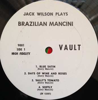 LP Jack Wilson: Plays Brazilian Mancini