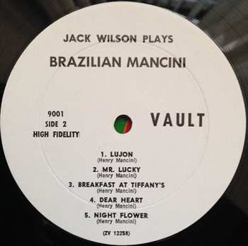 LP Jack Wilson: Plays Brazilian Mancini