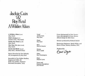 CD Jackie & Roy: A Wilder Alias