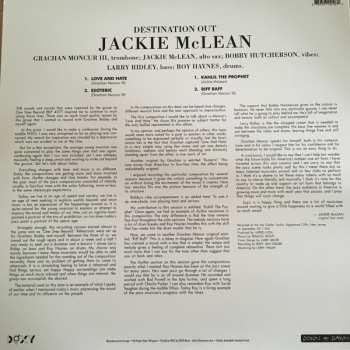 LP Jackie McLean: Destination... Out!