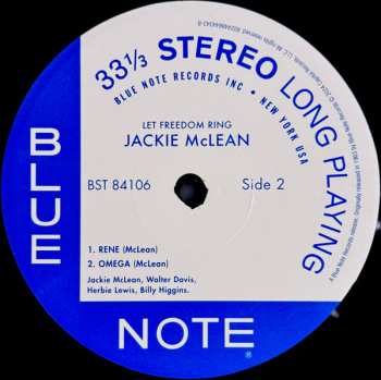 LP Jackie McLean: Let Freedom Ring