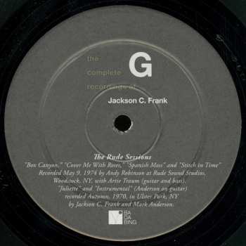 2LP Jackson C. Frank: The Complete Recordings Vol. 2