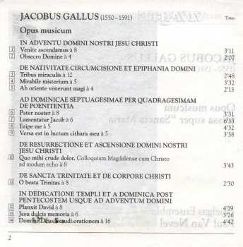 CD Jacobus Gallus: Opus Musicum • Missa Super "Sancta Maria"