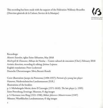 3CD/Box Set Cappella Mediterranea: Motetti - Madrigali - Chansons