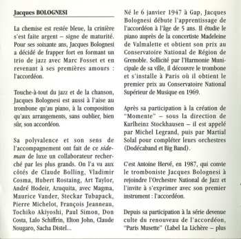 CD Jacques Bolognesi: Bolognesi-Fosset Trio: Hermetotico