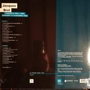 LP Jacques Brel: Cabarets 1954 - 1956 / Concert À L’Alhambra 1962