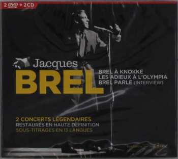 2CD/2DVD Jacques Brel: En Concert
