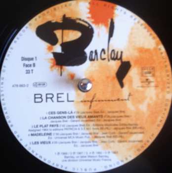 2LP Jacques Brel: Infiniment LTD