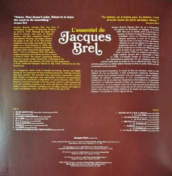LP Jacques Brel: L'Essentiel De Jacques Brel