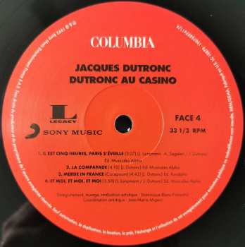 2LP Jacques Dutronc: Dutronc Au Casino