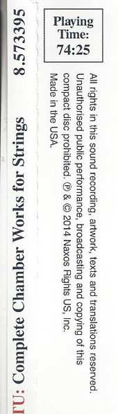 CD Colin Carr: Complete Chamber Works For Strings: String Quartets Nos. 1 And 2 • Sérénade • Sextet