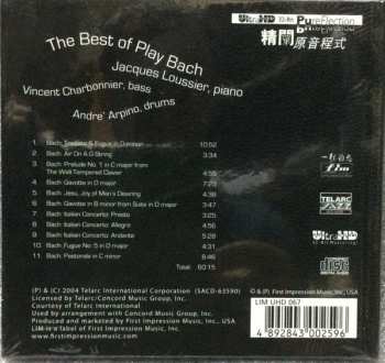 CD Jacques Loussier Trio: The Best Of Play Bach