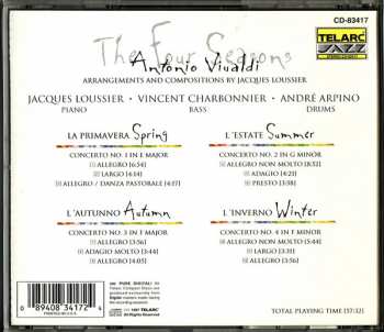 CD Jacques Loussier Trio: Vivaldi: The Four Seasons