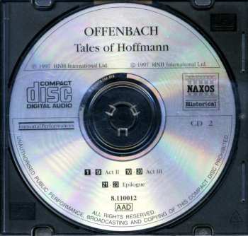 2CD Jacques Offenbach: The Tales Of Hoffmann