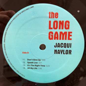 2LP Jacqui Naylor: The Long Game