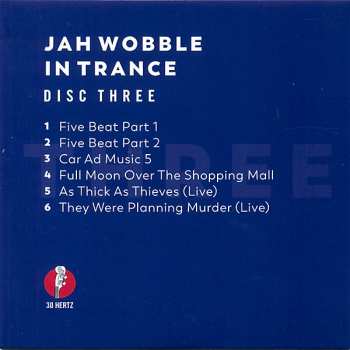 3CD Jah Wobble: In Trance