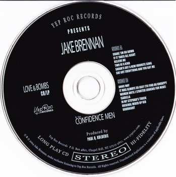 CD Jake Brennan And The Confidence Men: Love & Bombs