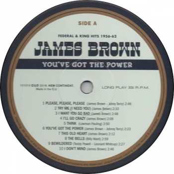 LP James Brown: You've Got The Power - Federal & King Hits 1956-62 LTD